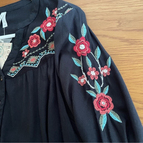 Roper Embroidered Western Long Sleeve Blouse Size XS - Picture 6 of 14